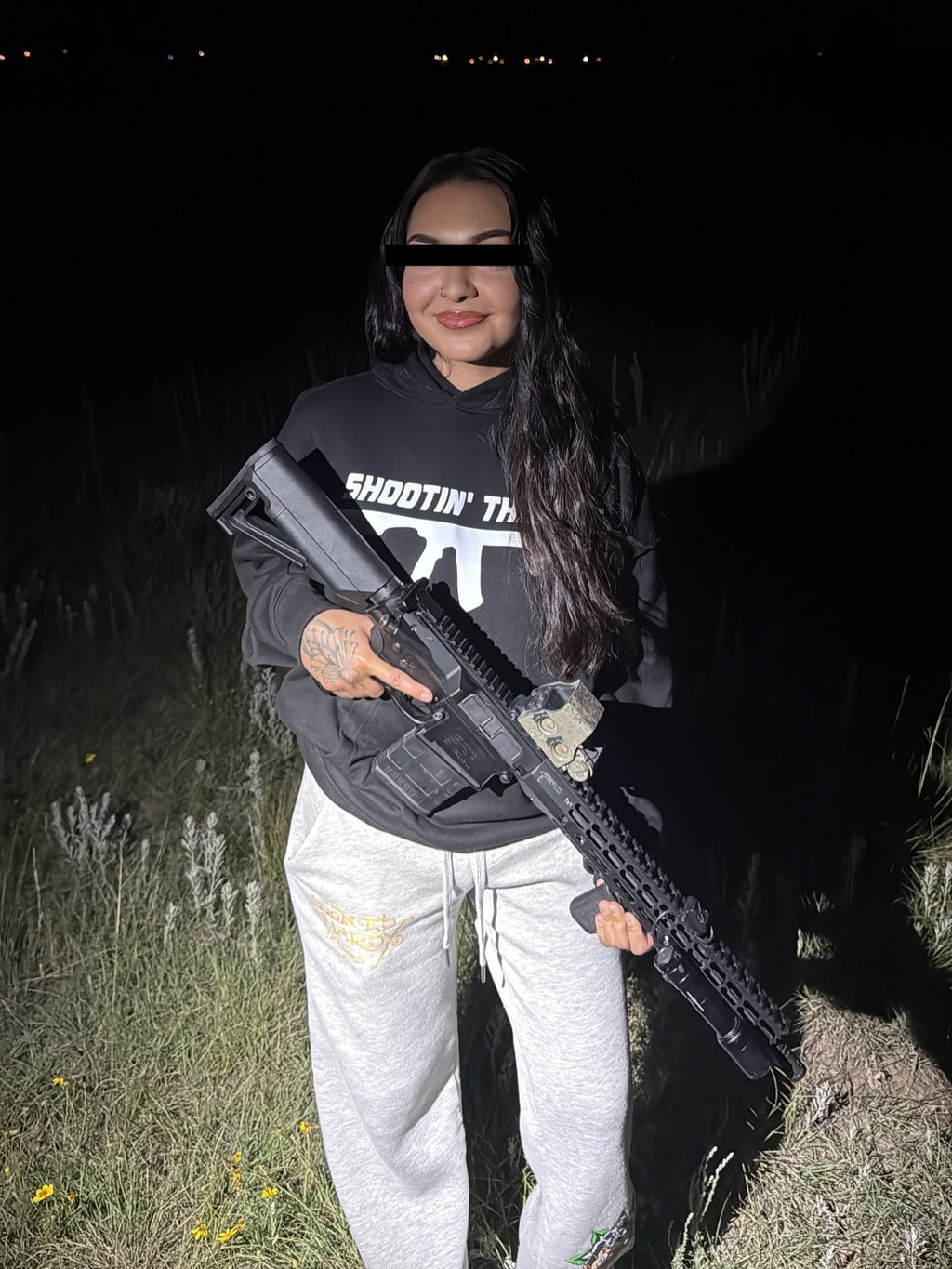 Shootin' The Shit AR OverSized Hoodie