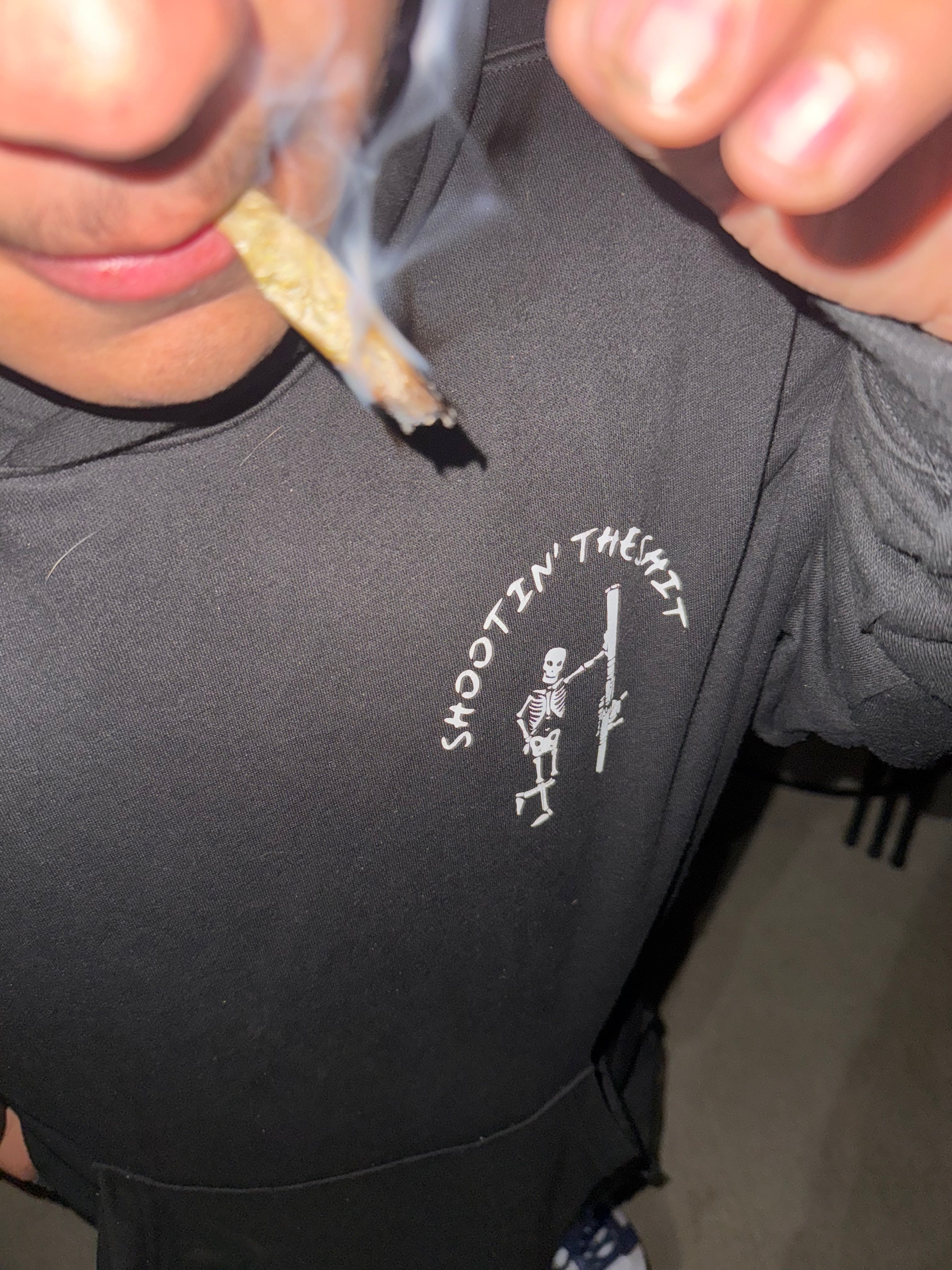 Never Bring A Knife To A Gun Fight Oversized Hoodie